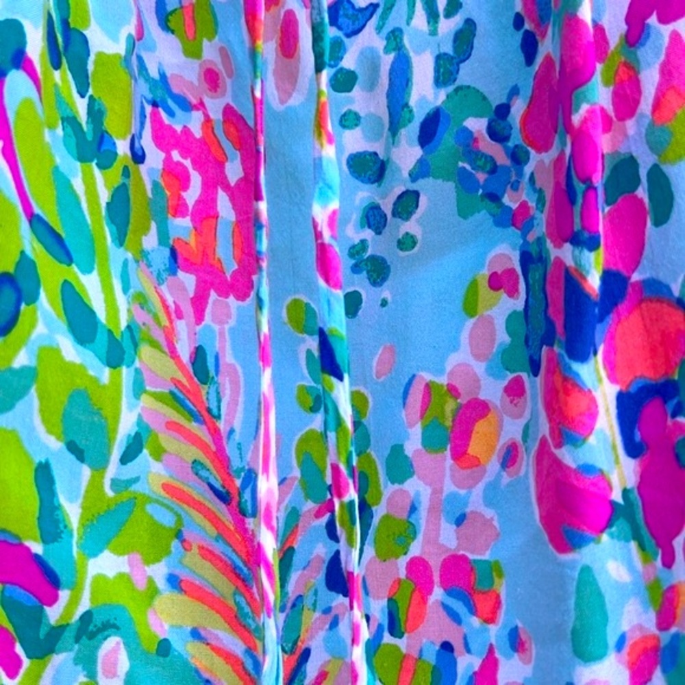 Lilly Pulitzer Catch The Wave Off The Shoulder Sain Top - Picture 9 of 12